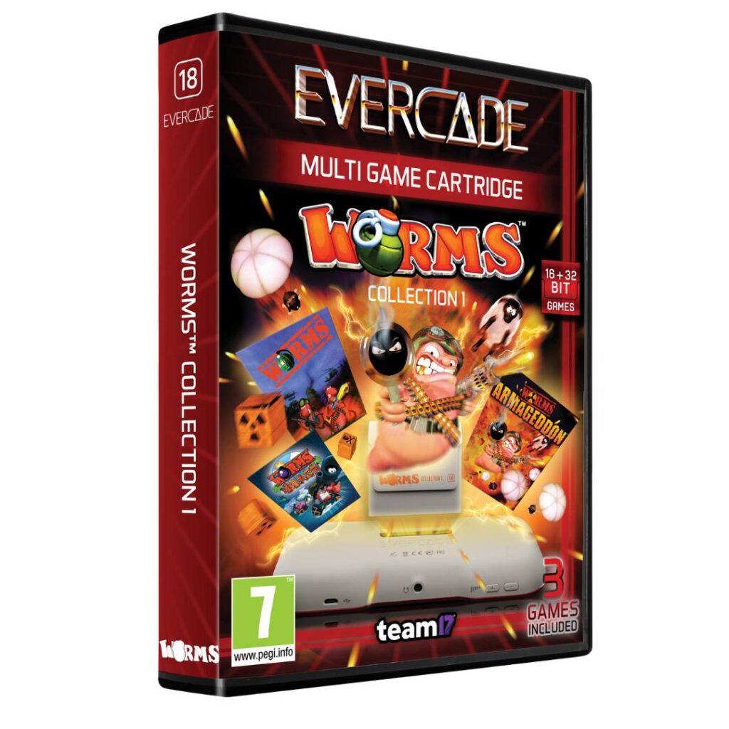 Worms in arrivo prossimamente su Evercade