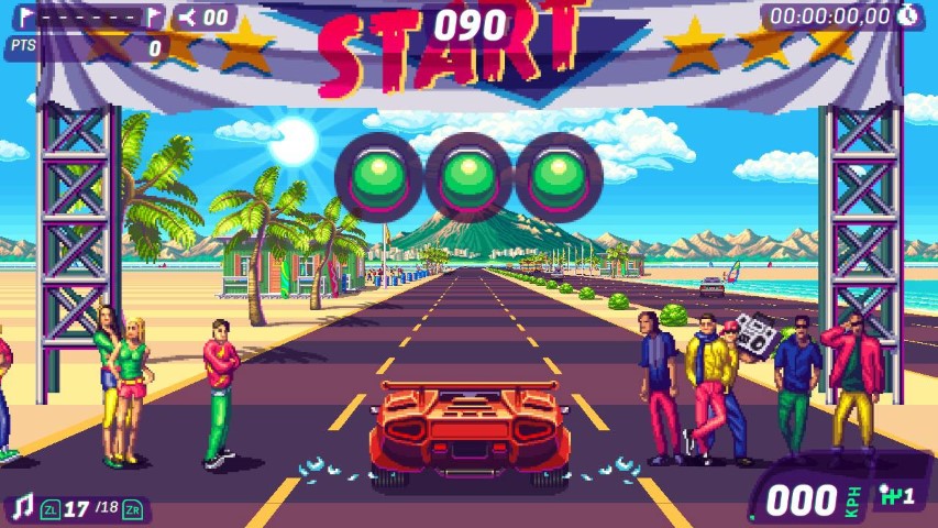 80’s Overdrive sfreccia con i suoi pixel su Steam