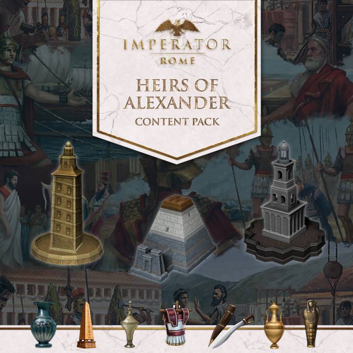 Imperator: Rome, il dlc Heirs of Alexander è disponibile