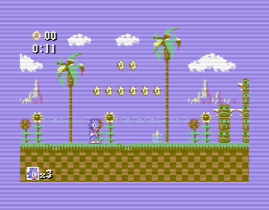 Sonic Sonic the Hedgehog su Commodore 64