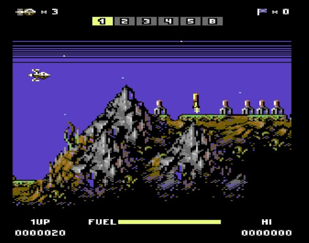 Scramble Infinity per Commodore 64